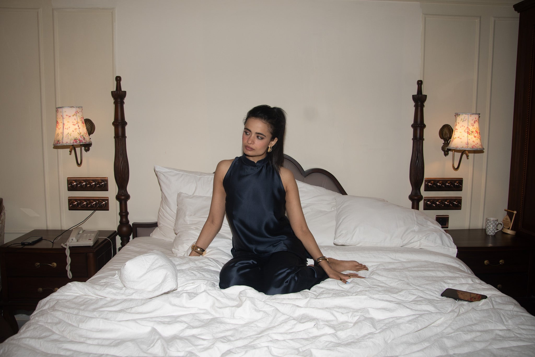 The Midnight Muse Satin Co-ord Set