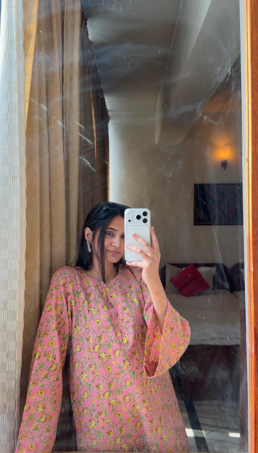 Pink Kantha Farsi Salwar Set