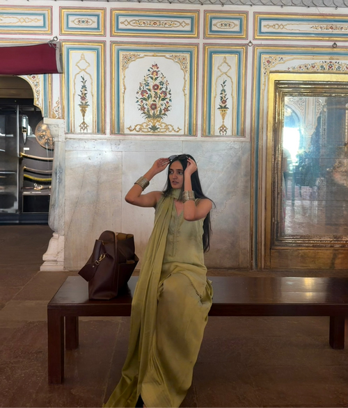 Green Farsi Salwar Set