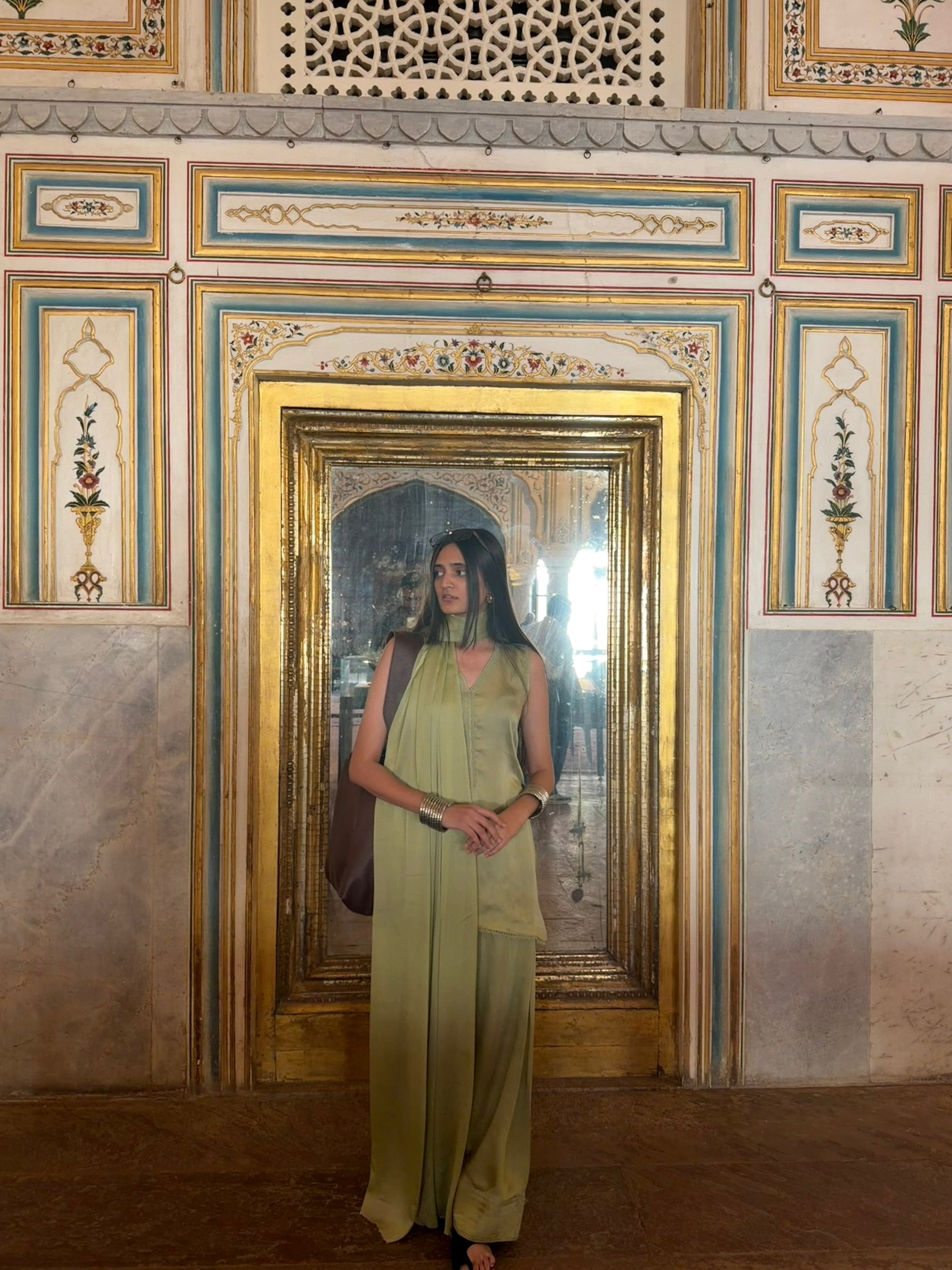 Green Farsi Salwar Set