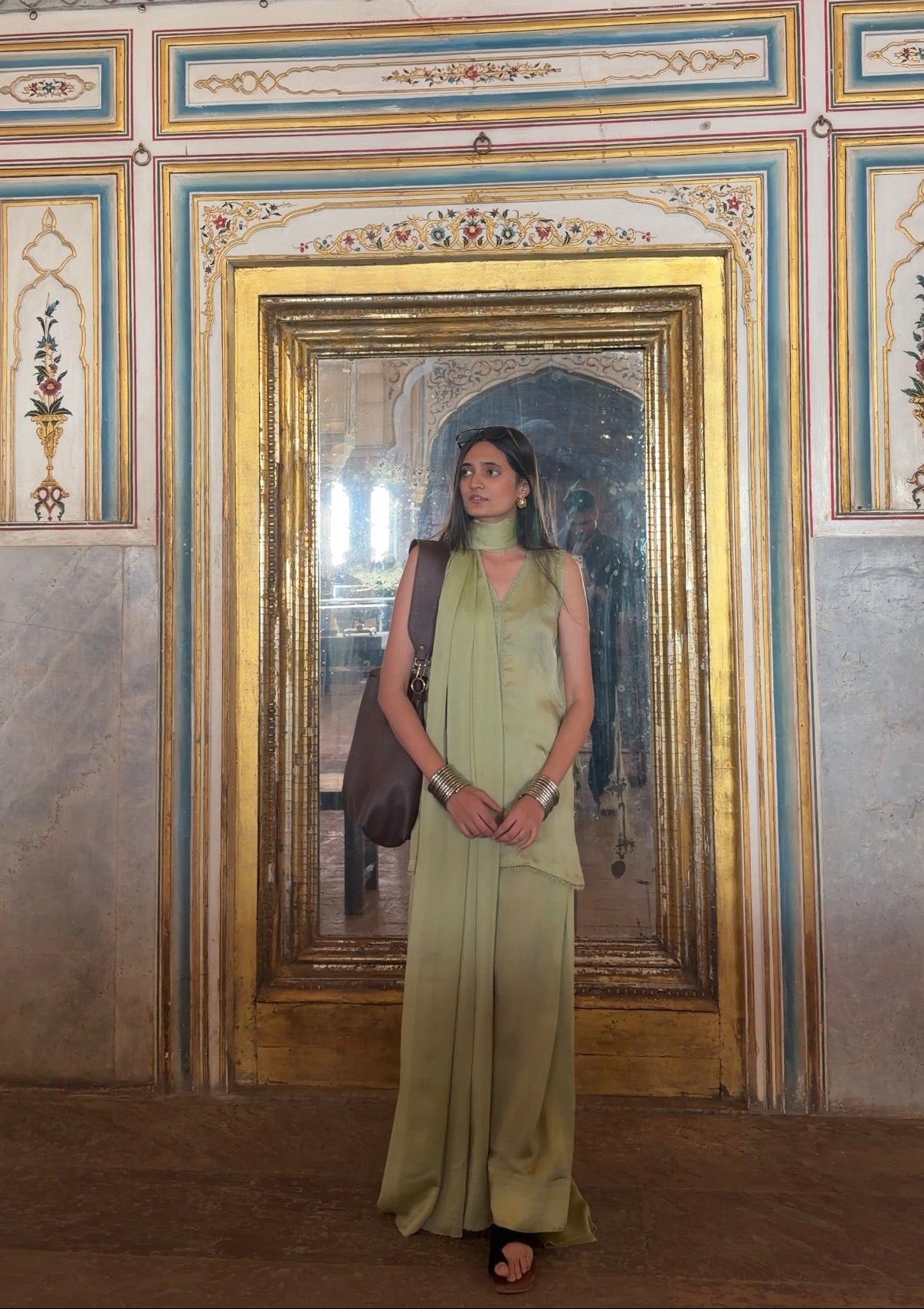 Green Farsi Salwar Set