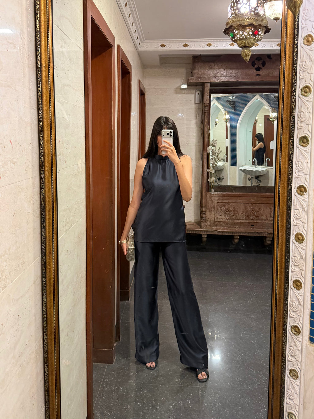 The Midnight Muse Satin Co-ord Set