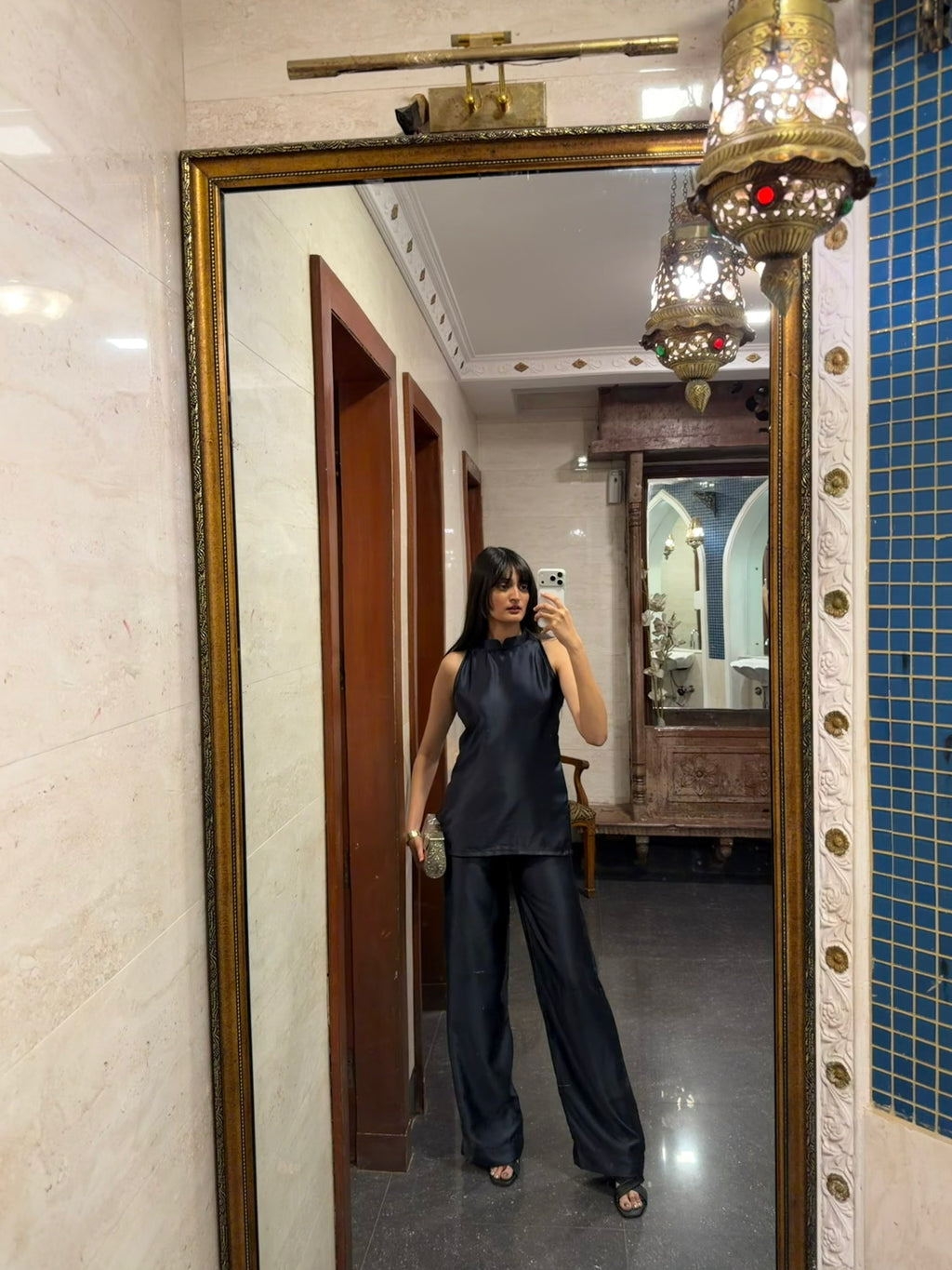 The Midnight Muse Satin Co-ord Set