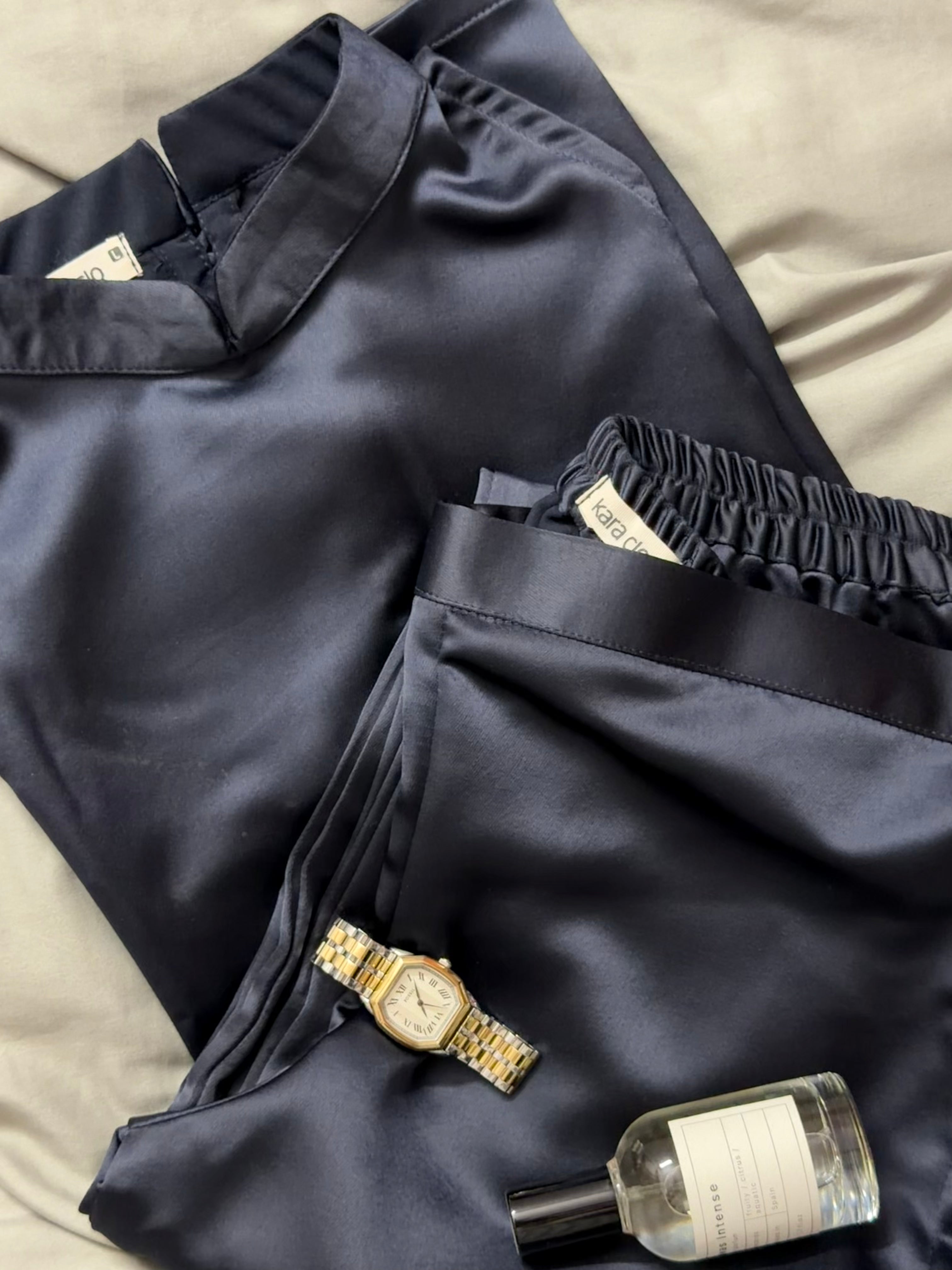 The Midnight Muse Satin Co-ord Set