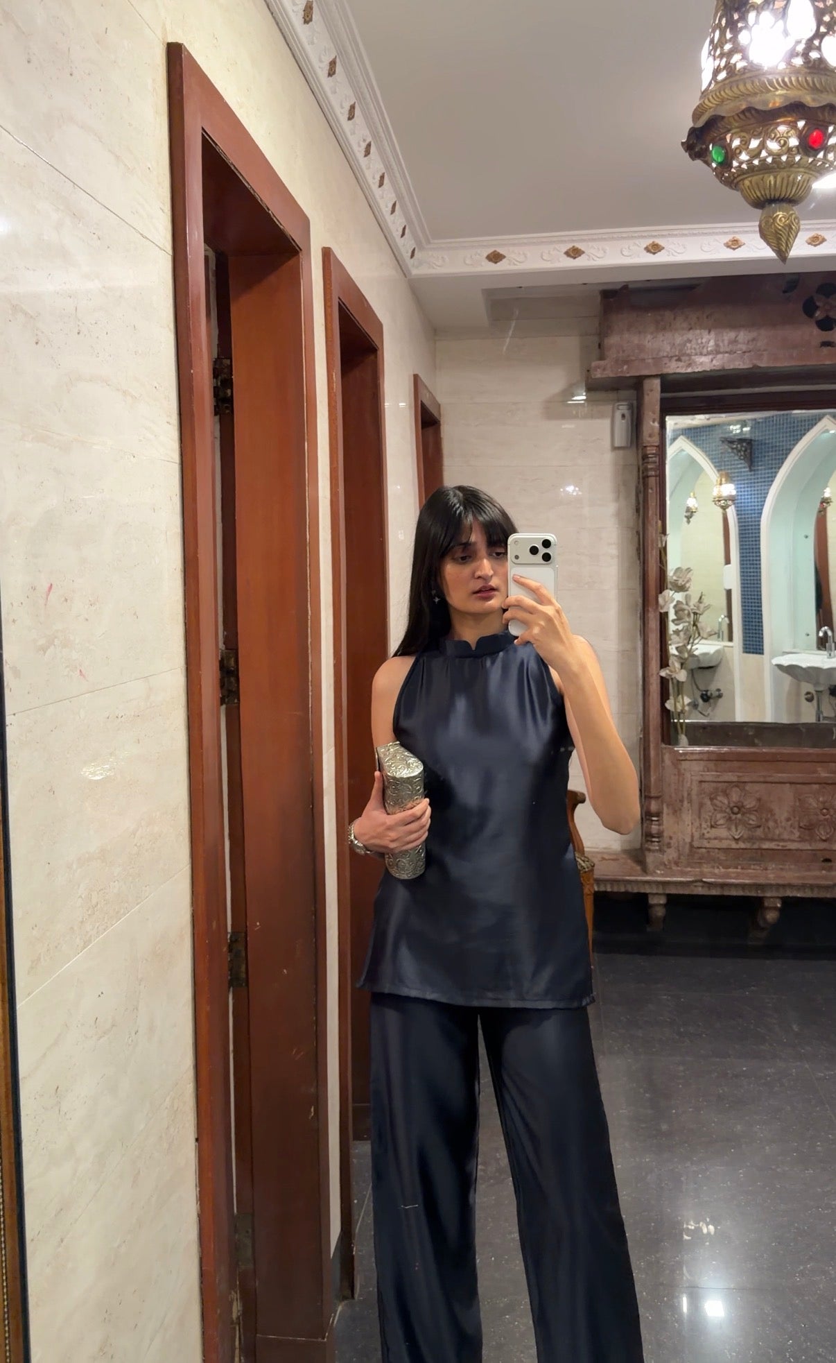 The Midnight Muse Satin Co-ord Set