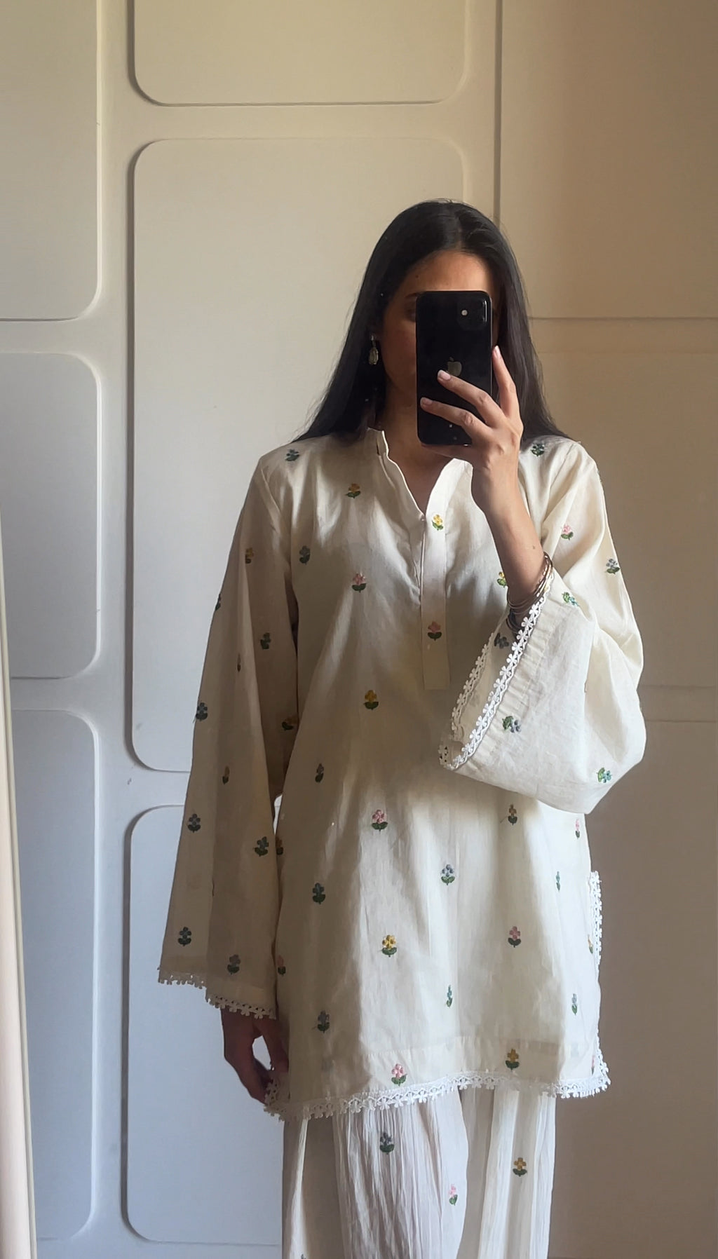 Off-White Farsi Salwar Set