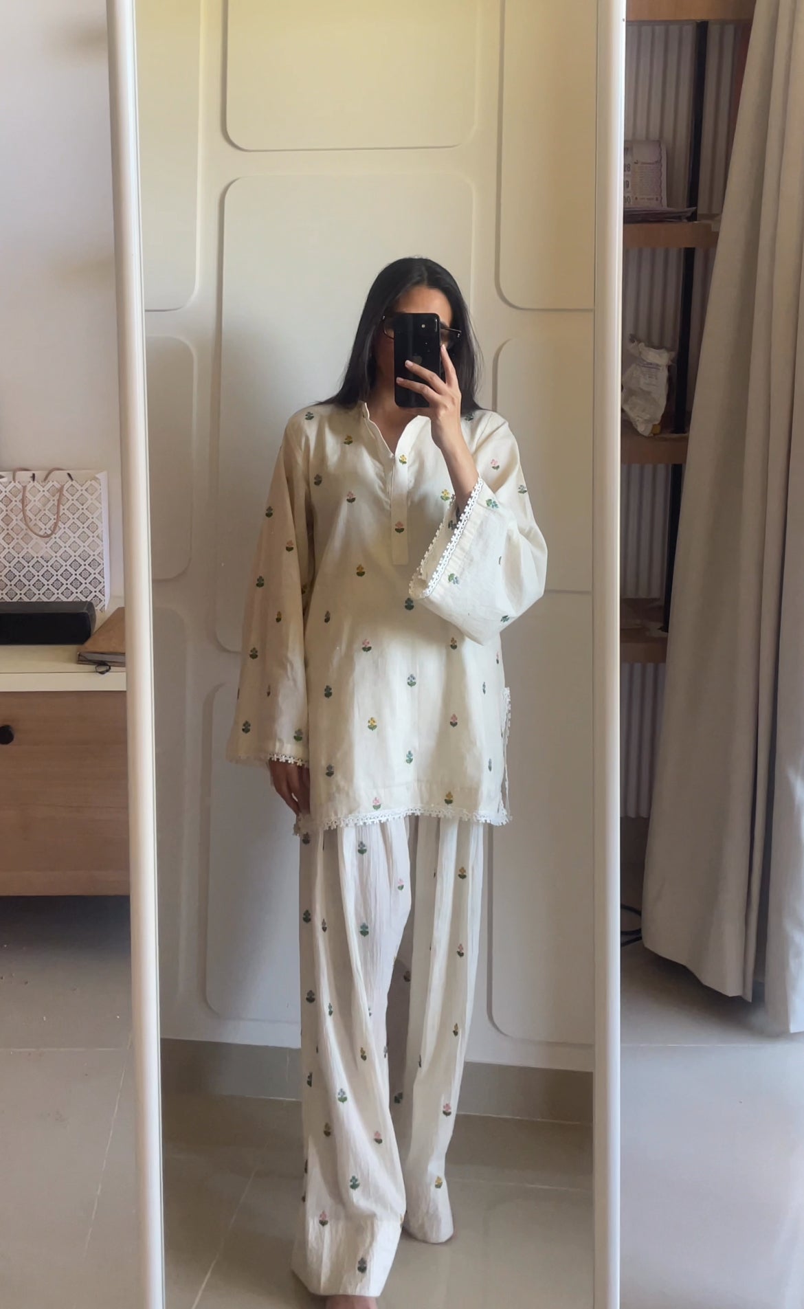 Off-White Farsi Salwar Set